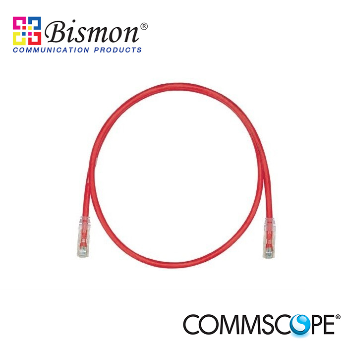 Commscope-UTP-Patch-Cord-Cat-5E-SL-boot-Red-4ft-1-2m-7ft-2-1m-10ft-3m